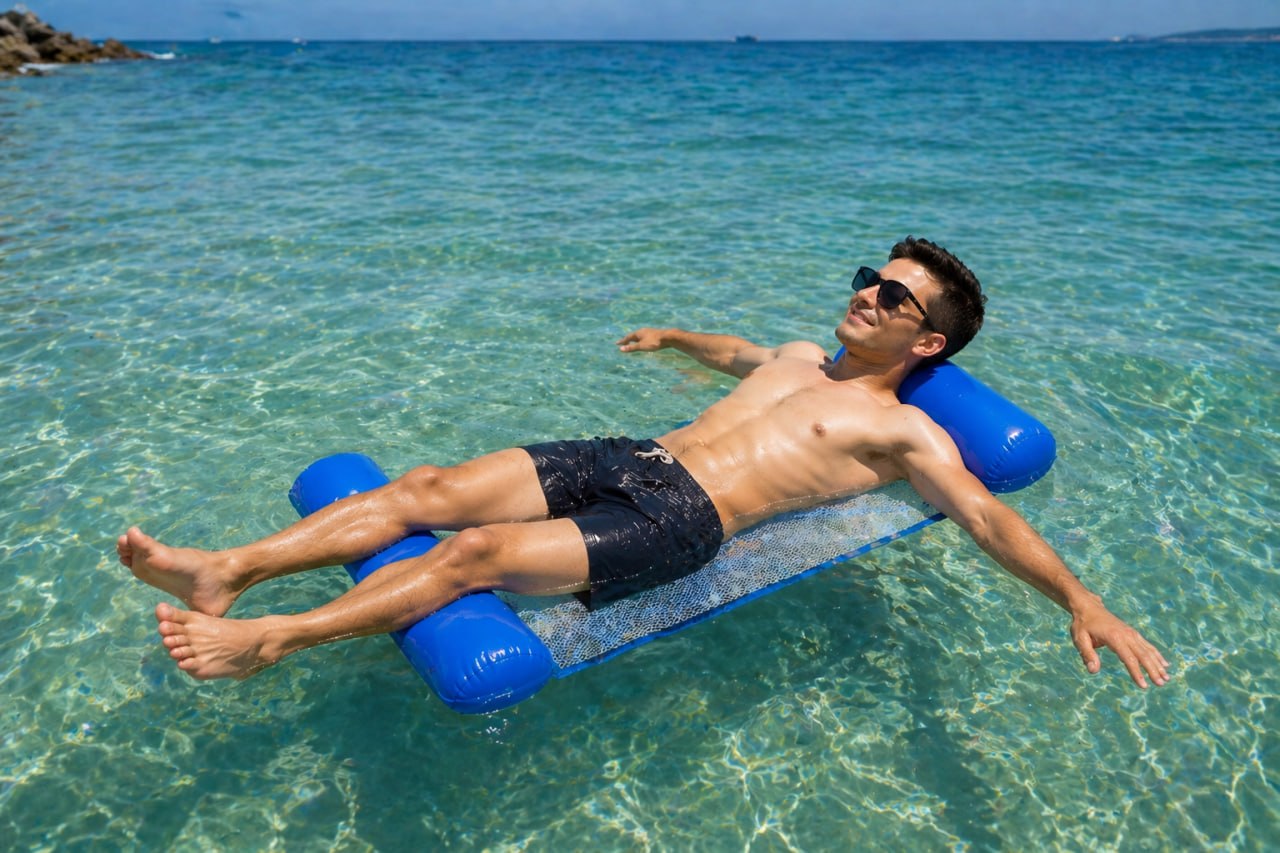 أريكة عائمة مثالية لراحة لا مثيل لها في المسبح